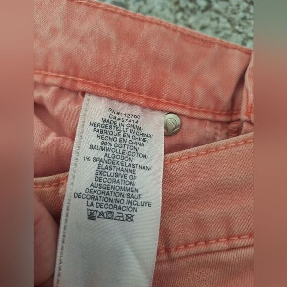 True Religion Pink Halle Mid Rise Super Skinny Jeans Size‎ 26 - Picture 5 of 9